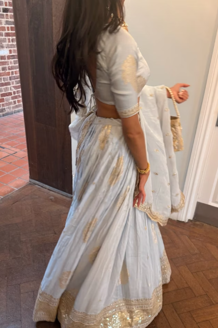 Pastel Blue Lehenga
