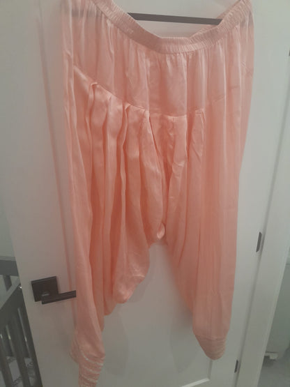 Sheetal Batra Blush Pink Chanderi Kurta Set